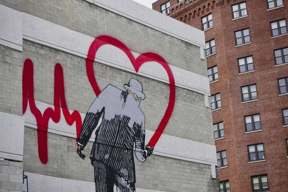 "Love Goes On" by Nick Walker, photo by Times Union