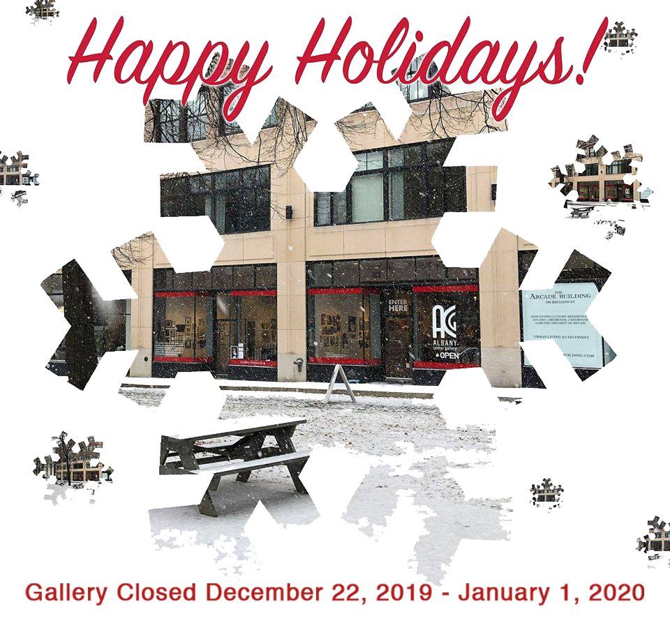 GALLERY CLOSED December 22, 2019 through Wednesday, January 1, 2020