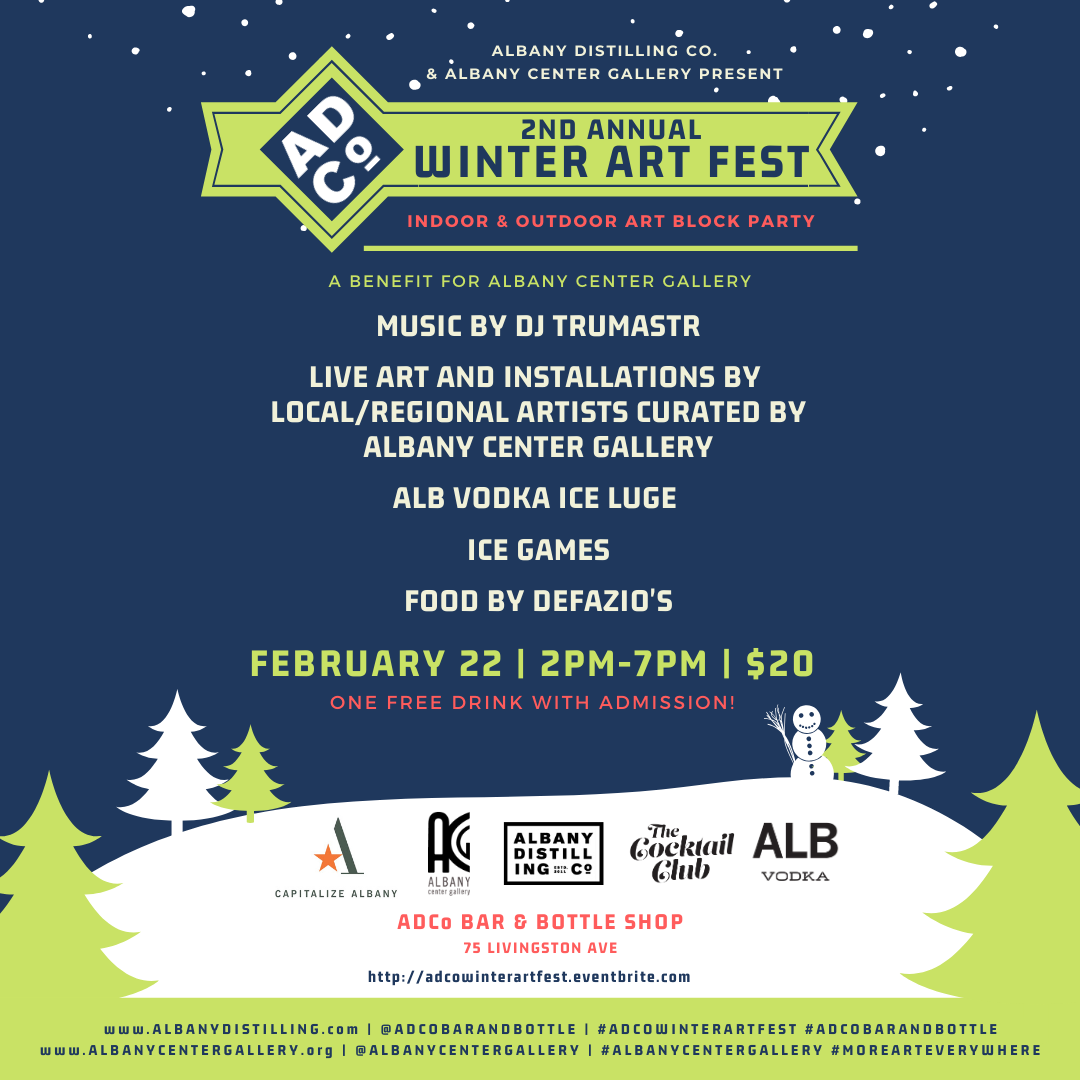 2nd Annual Winter Art Fest, February 22, 2019 from 2pm-7pm
