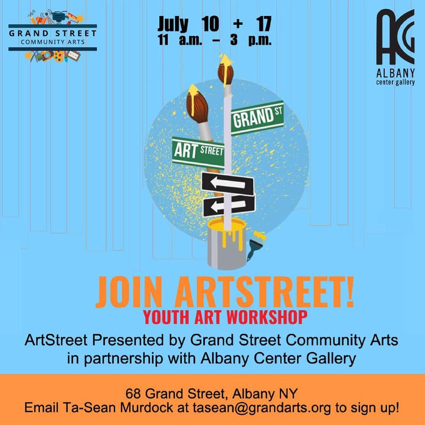 ArtStreet Youth Art Workshop Poster