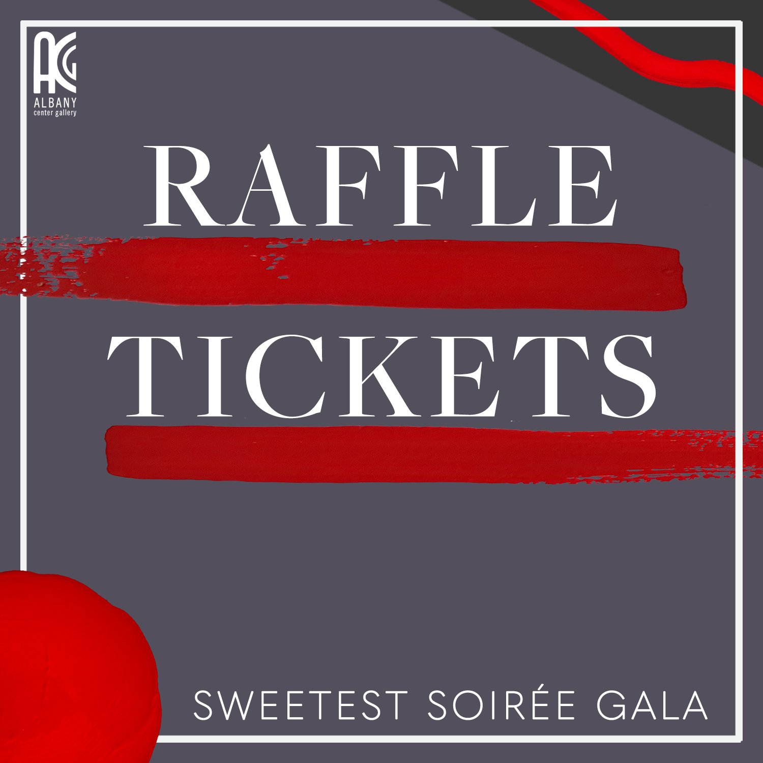 one red raffle ticket