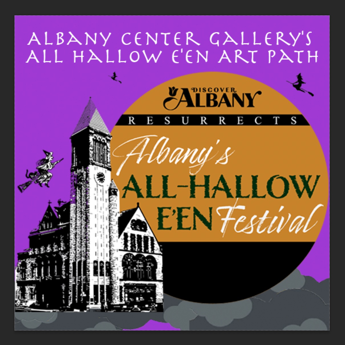 halloween festival art path