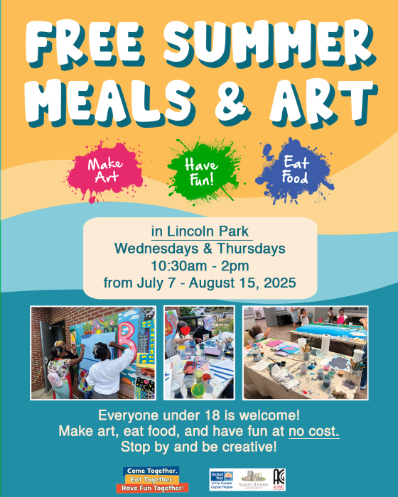 2025 summer meals and art